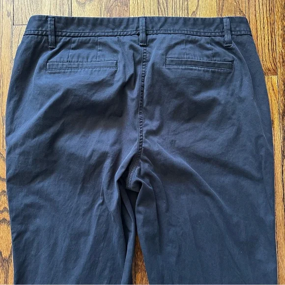 🦋 Talbots Black Relaxed Chinos Classic Style 12P - Picture 10 of 13